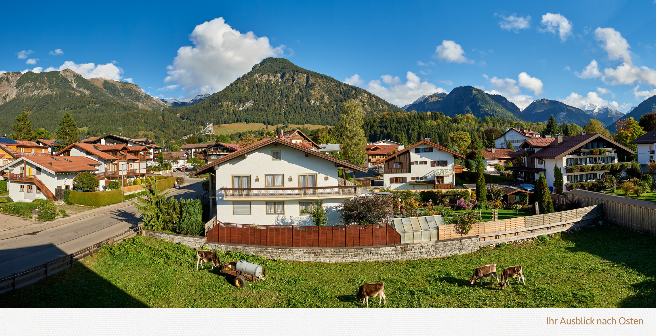 Die Aussicht nach Osten