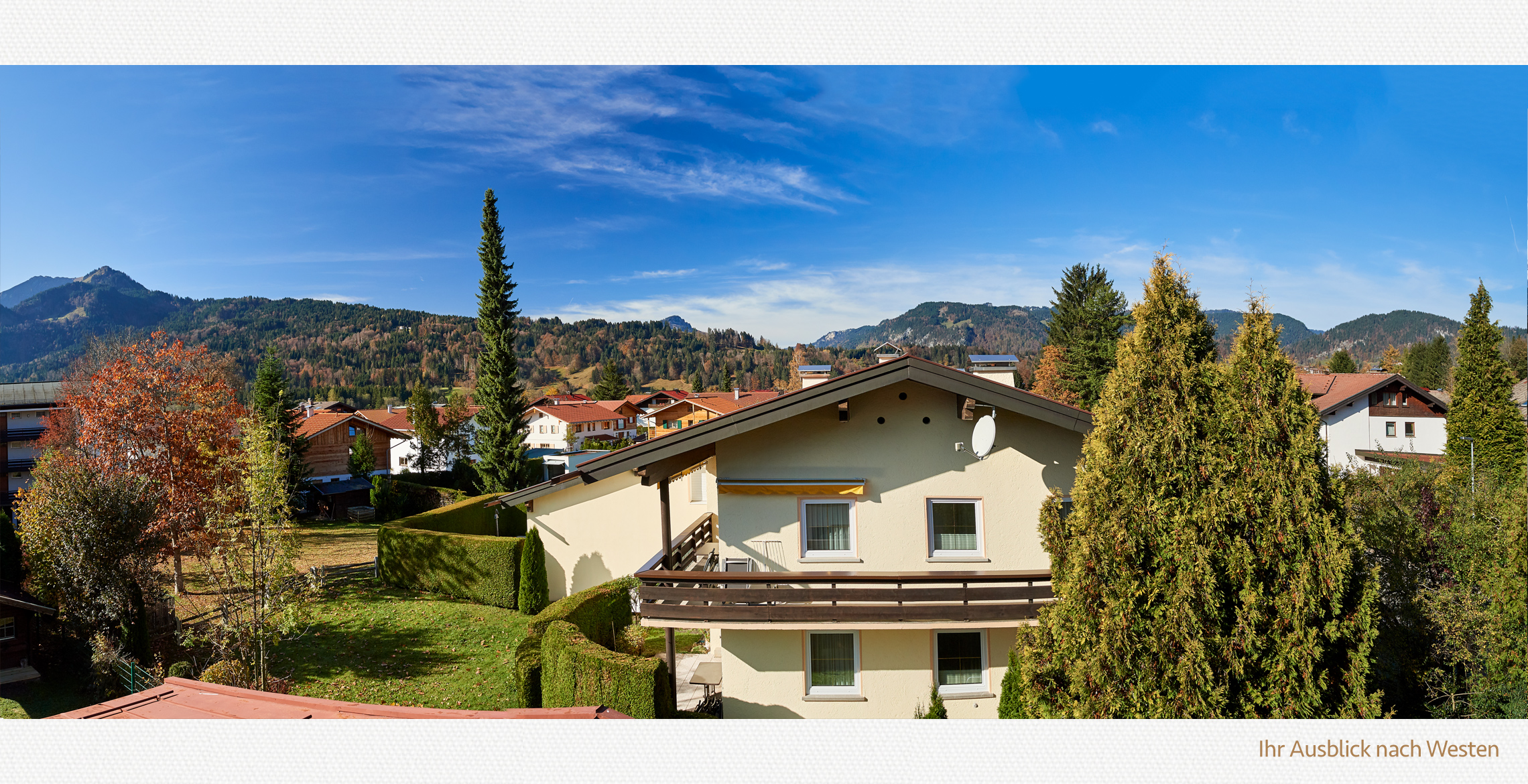 Ausblick nach Westen